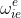 \omega^e_{ie}