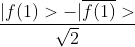 \frac{|f(1)>-|\overline{f(1)}>}{\sqrt{2}}