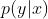 p(y|x)